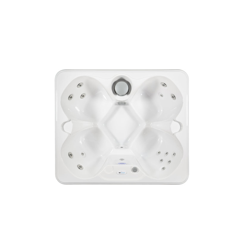 Hudson Bay Spas 4 Person 14 Jet Acrylic Rectangular Plug And Play